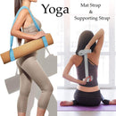 BodyPurge Yoga Mat Strap - Stretch Strap & Mat Carrier, with Extra Thick, Durable and Comfy Texture - Ooala