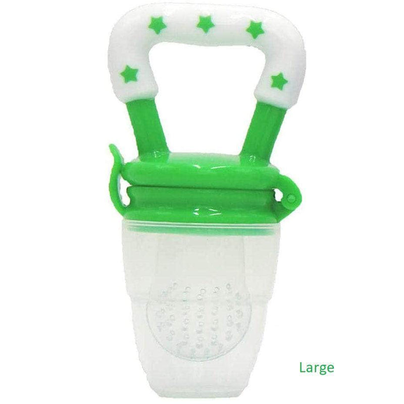 Calies Baby Fruit Feeder Pacifier - Fresh Food Feeder & Teething Toy for Toddlers & Kids│Green