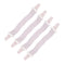 Corage 4pcs Adjustable Crib and Bed Sheet Clips, Sheet Fasteners Holder Straps and Suspende