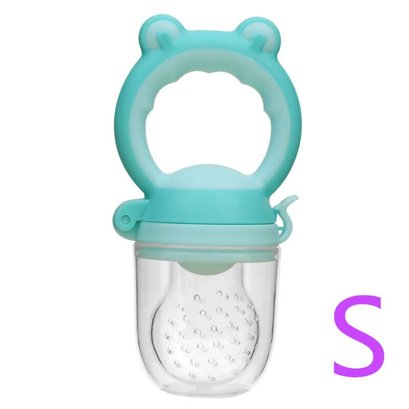 Culine Food Feeder Pacifier, Infant Fruit Teething Toy | Blue