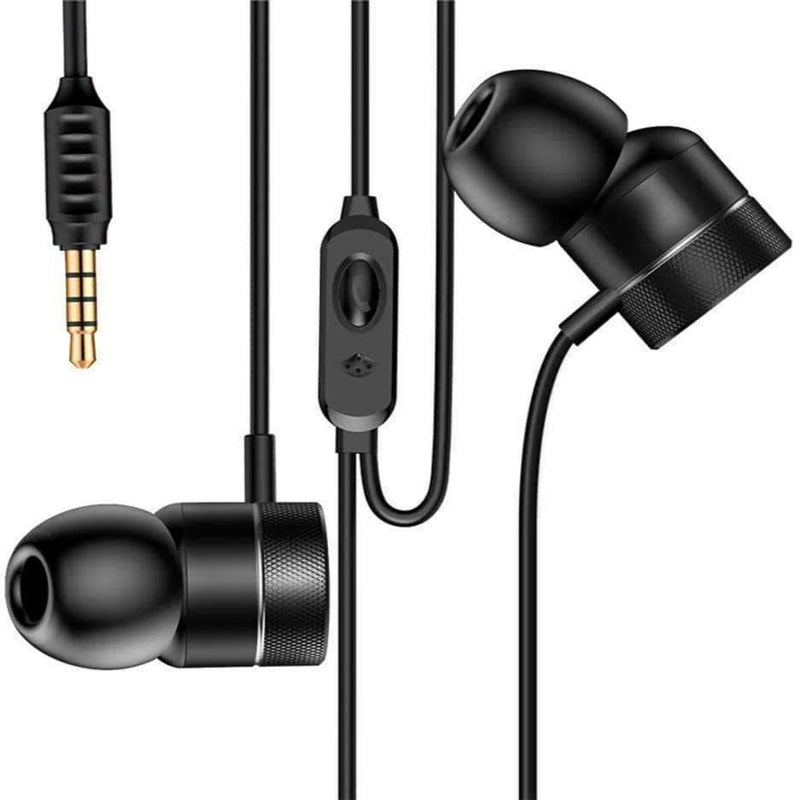 Earboost Bass Sound Earphones in-Ear Sport Headset with Mic for Mobile, MP3, 3.5mm interface devices - Ooala