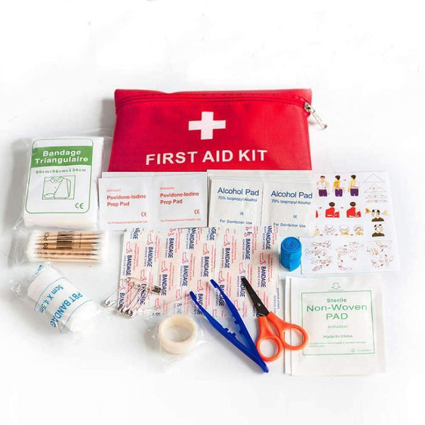 FirstCare 79pcs First Aid Kit Bag Emergency Equipment for Family, Workplace, Car & Outdoors - Ooala