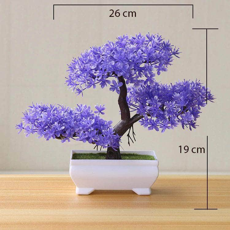 Funterior Yunsong Style Artificial Bonsai Tree Plants  | Small Ornaments For Home Decoration