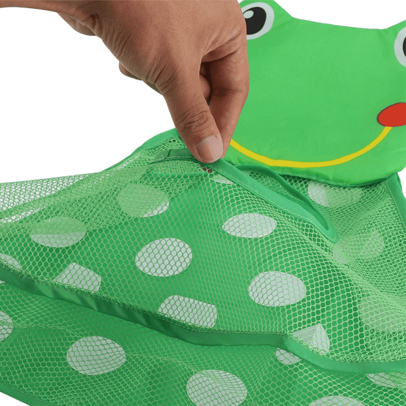 Geoviq Toy Storage Mesh Bag with Strong Suction Cups | Toy Net Bathroom Organizer