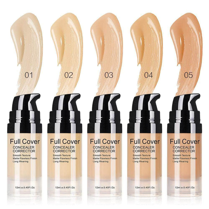 GirlFactor Full Coverage Liquid Concealer | Color Correcting Makeup