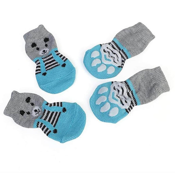 HappyYappy Anti-Slip Pet Socks for Dogs and Cats