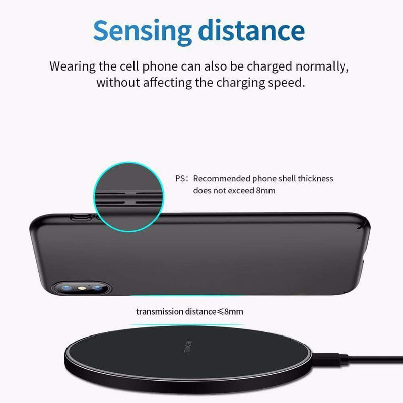 Hippo Fast Charger 10W | Intelligent Wireless Charging Pad Compatible with iPhone, and Other Mobiles - Ooala