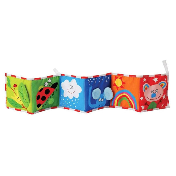 Kiex Crib Bed Bumper Pad│Cloth Baby Book Animal Educational Toys│Ladybug