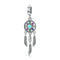 Lacic Authentic 925 Sterling Silver Dream Catcher Charms Compatible w/ Pandora Bracelets & Necklaces