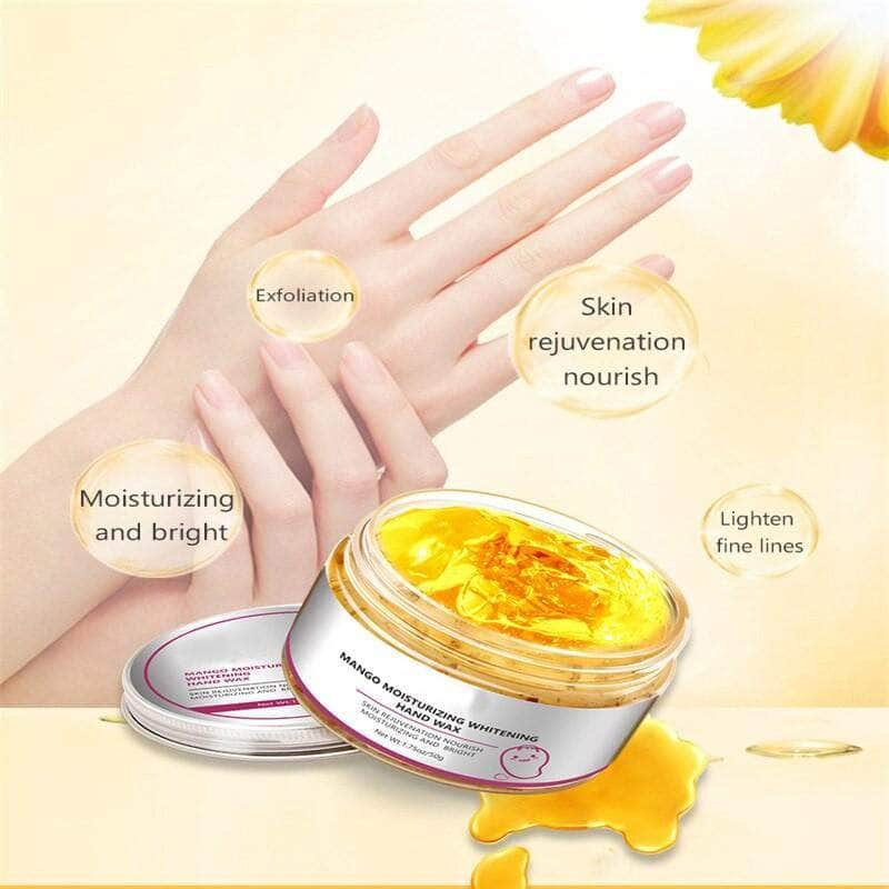 Maxinique Mango Moisturizing Hand Wax | Exfoliating & Anti-Aging Hand Skin Cream