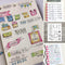 Onen 12 Pcs. Bullet Journal Stencils Set for Scrapbook Planner, Notebook & more DIY Creation