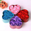 Washana 6Pcs Heart Scented Bath Body Petal Soap