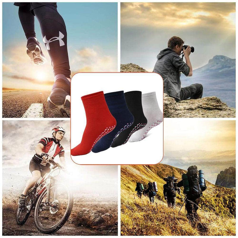 RedShift Magnetic Socks | Self-Heating Therapeutic Massager | Anti-Freezing Warm Foot Socks