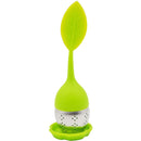 TEAXIE Tea Infuser Filter Stainless Steel Tea Ball Strainer with Leaf shaped Silicone Handle - Ooala