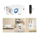 Vistech Mini LED Projector, Full HD 1080P- Perfect For Your Home Cinema - Ooala