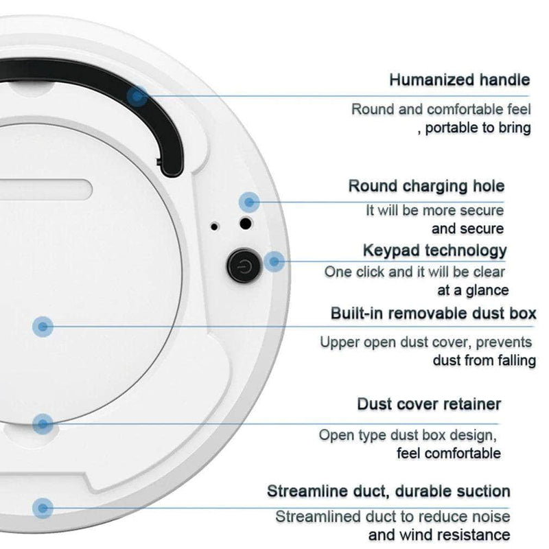 Viug Smart Sensor Robot Vacuum Cleaner, One-Button Start