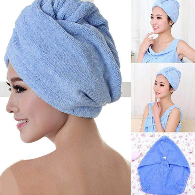 Wrapel Microfiber Hair Drying Towel Ultra Absorbent Twist Hair Turban