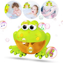 Yodie Frog Bath Toy Bubble Maker Machine w/ 12 Soft Melodies