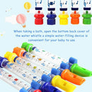 Zeqon Bath Water Flutes Toy | Colorful Water Whistling Bath Tub Tunes Music Toy